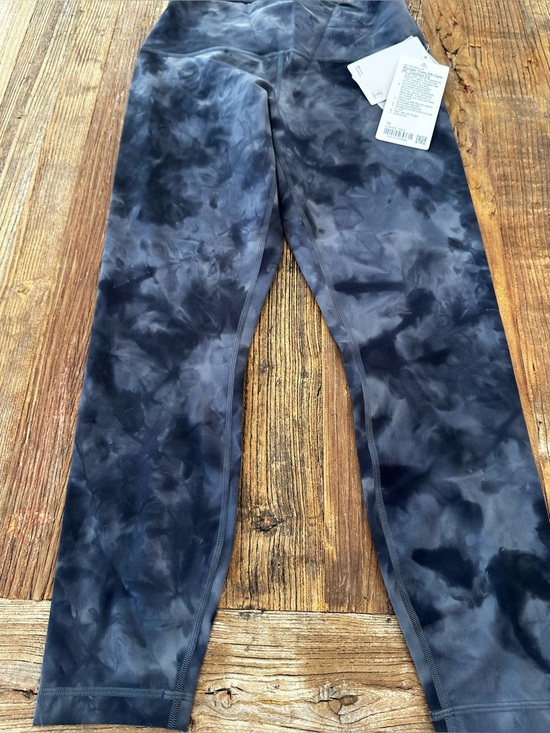 lululemon athletica Pants - lululemon athletica Black & Gray Tie-Dye Leggings